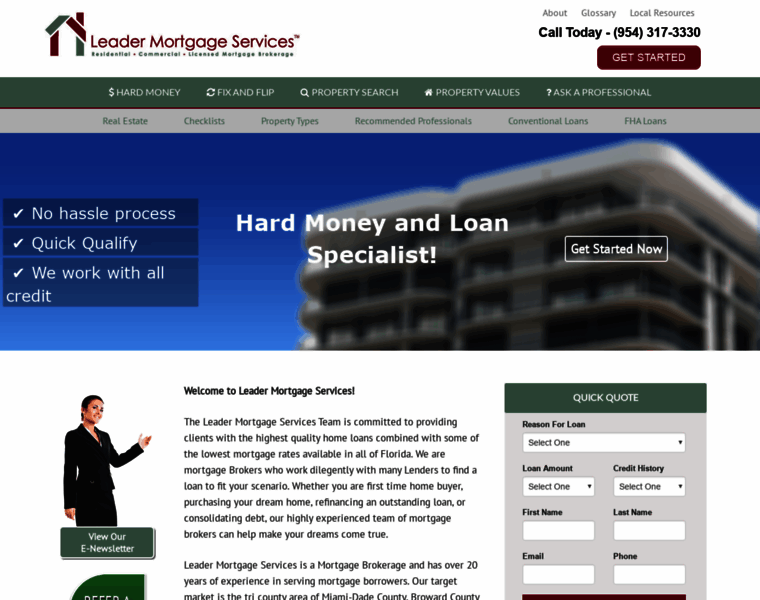 Leadermortgageservices.com thumbnail