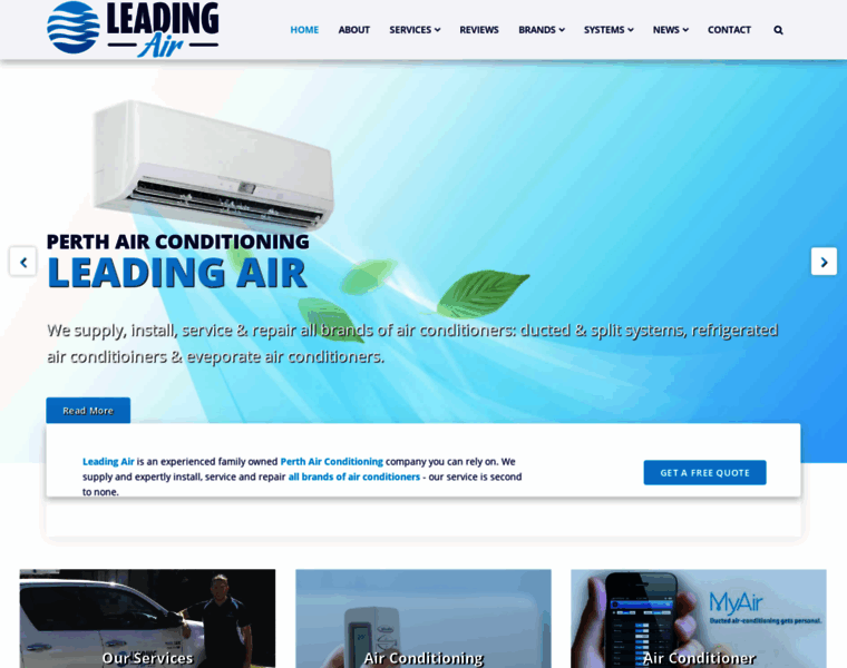 Leadingair.com.au thumbnail