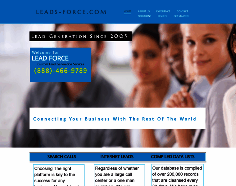 Leads-force.com thumbnail