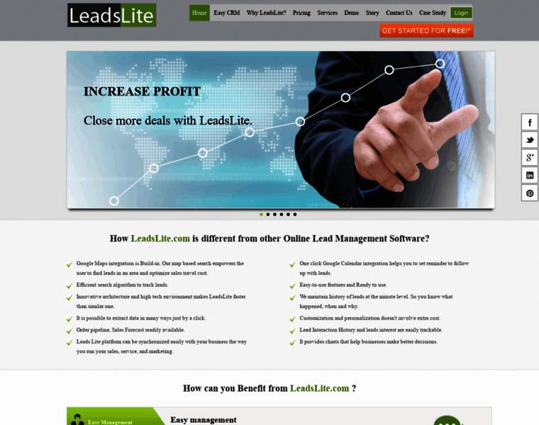 Leadslite.com thumbnail