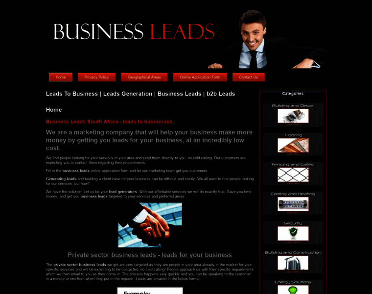 Leadstobusiness.co.za thumbnail