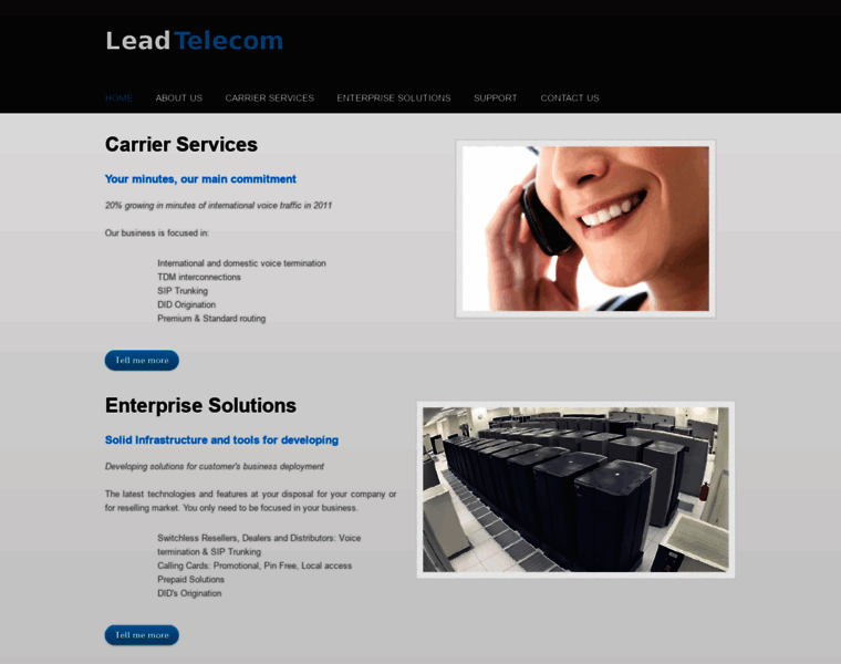 Leadtelecom.com thumbnail