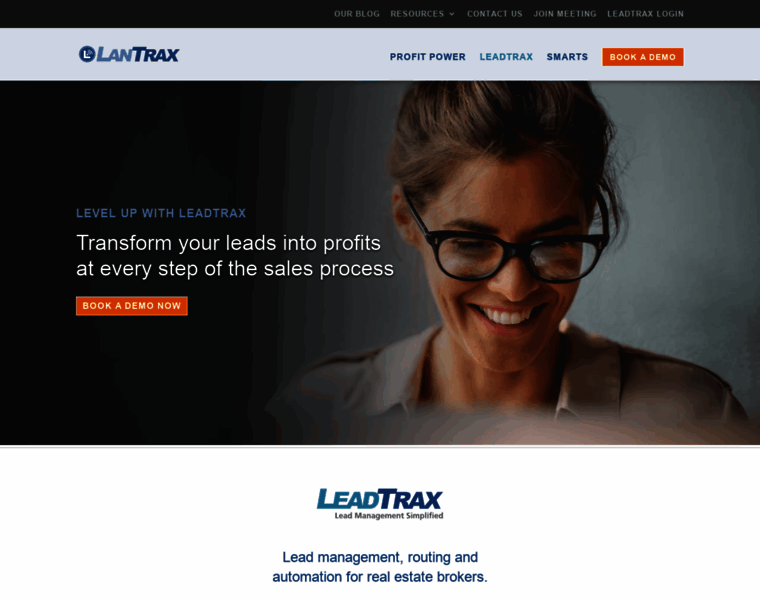 Leadtraxsolutions.com thumbnail