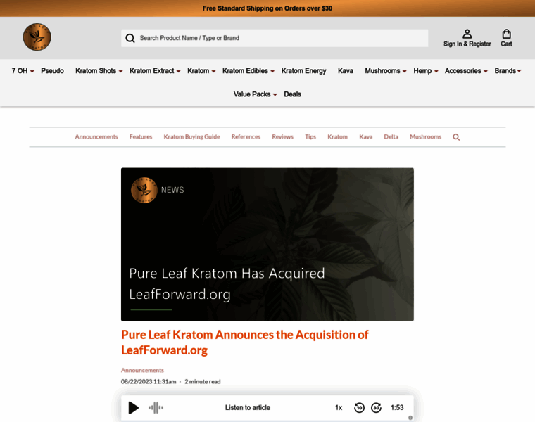 Leafforward.org thumbnail