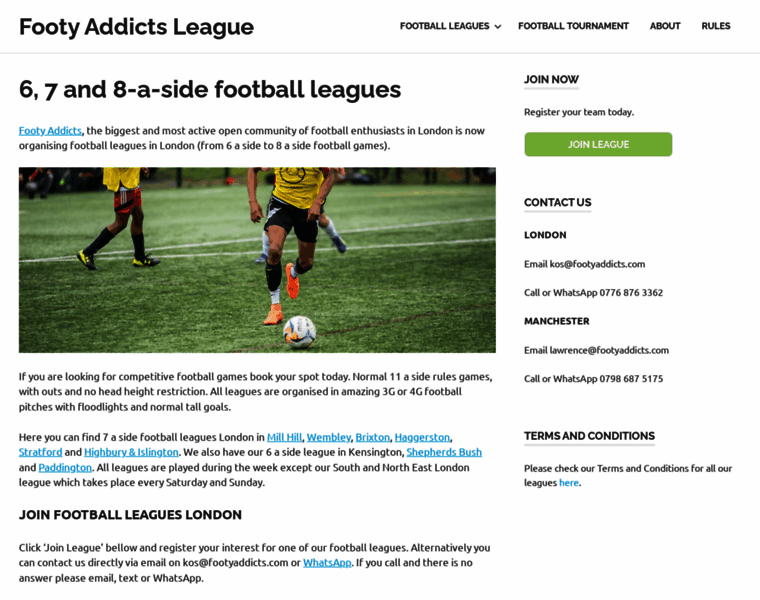 League.footyaddicts.com thumbnail