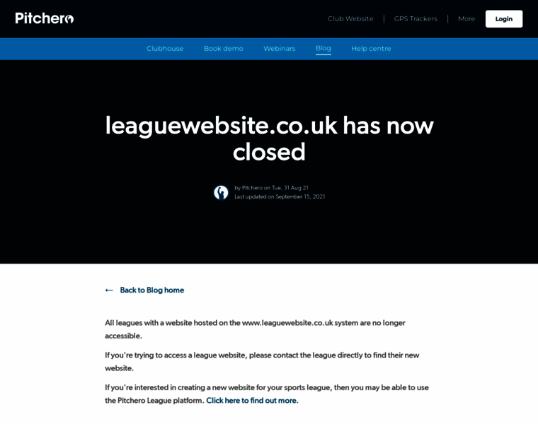 Leaguewebsite.co.uk thumbnail