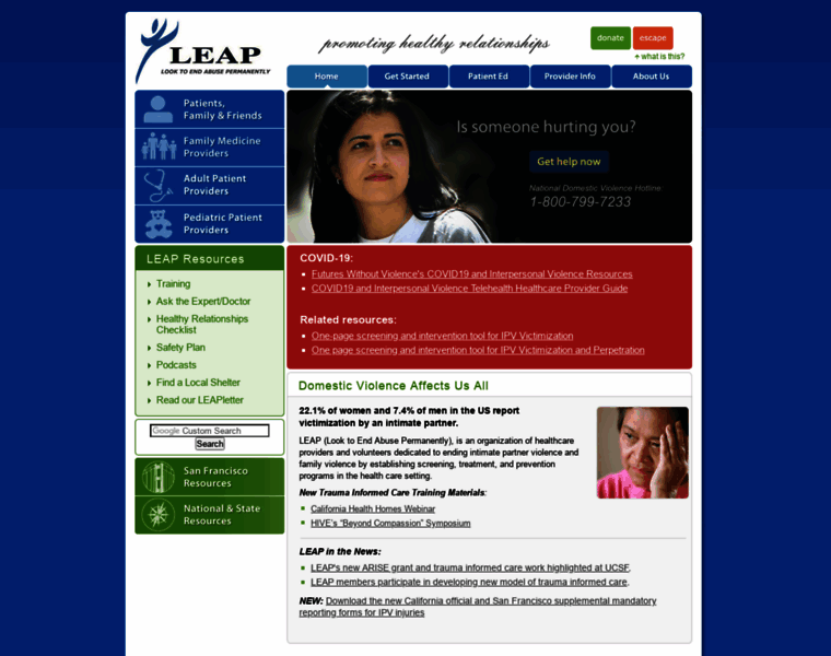 Leapsf.org thumbnail