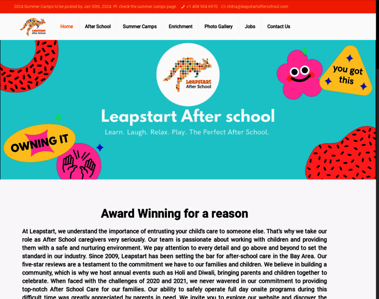 Leapstartafterschool.com thumbnail