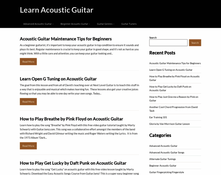 Learn-acoustic-guitar.com thumbnail