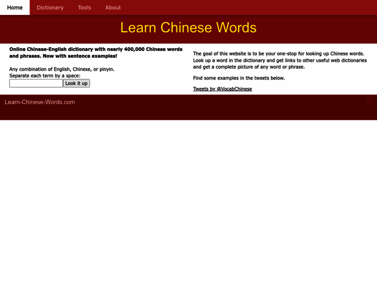 Learn-chinese-words.com thumbnail