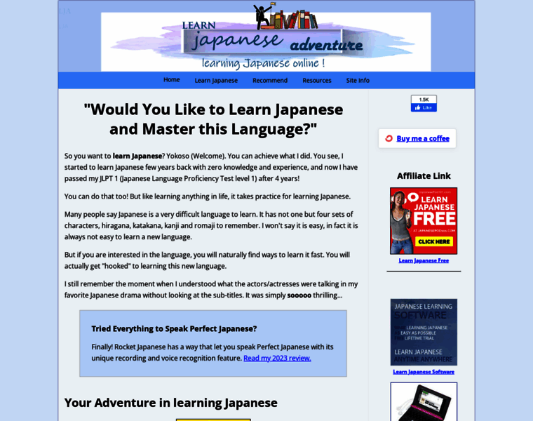 Learn-japanese-adventure.com thumbnail