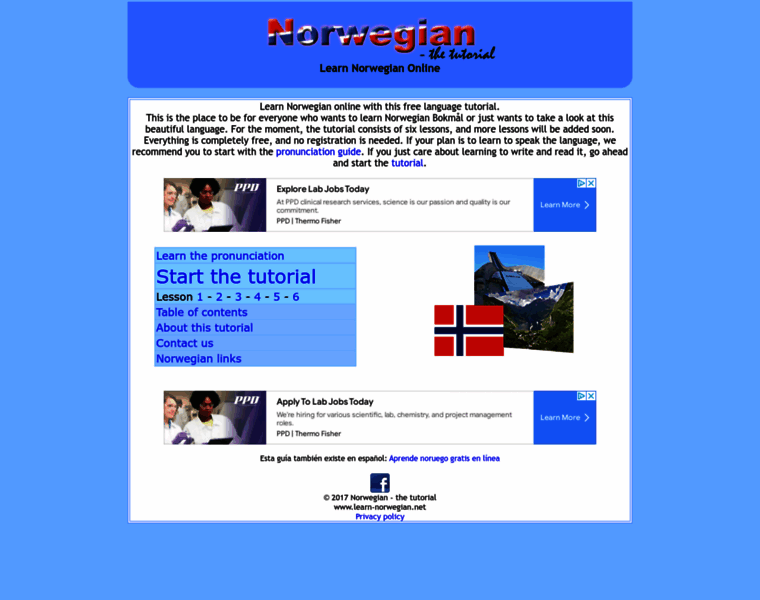Learn-norwegian.net thumbnail