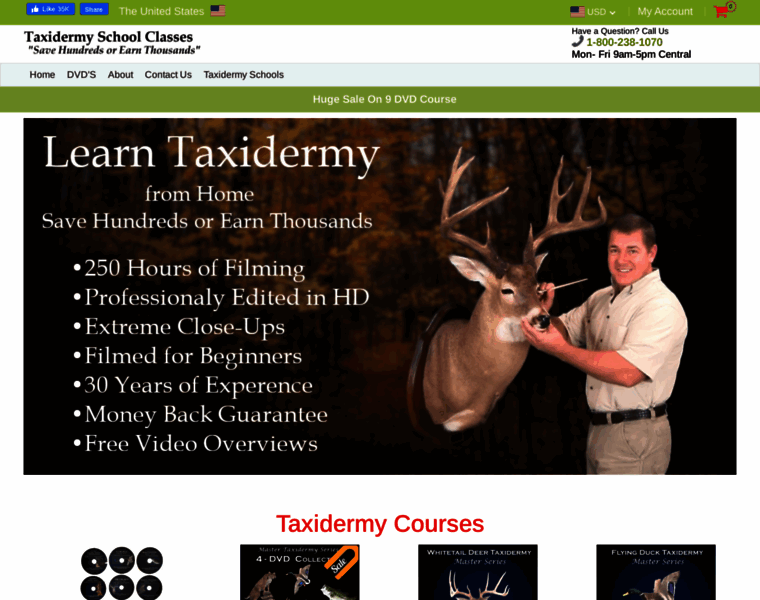 Learn-taxidermy.com thumbnail