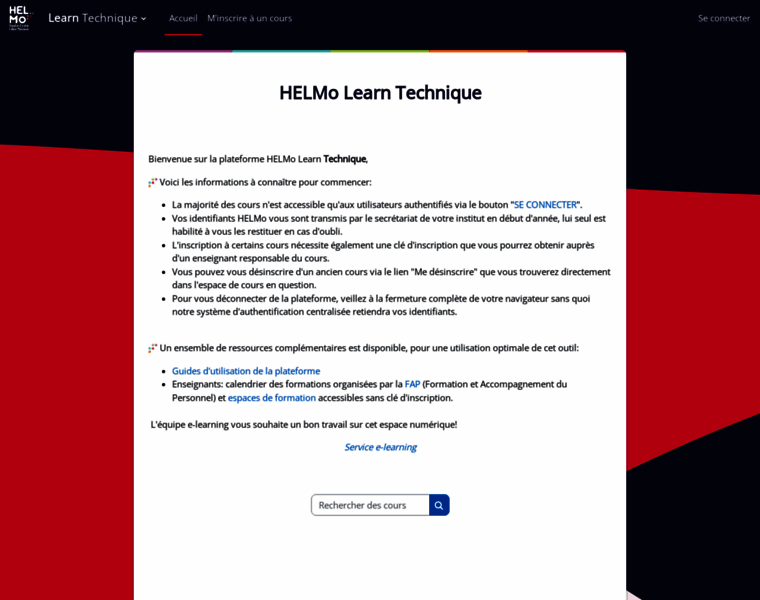 learn-technique.helmo.be at WI. Home | Technique