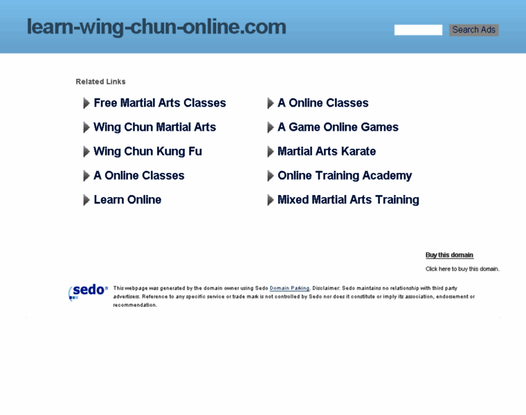 Learn-wing-chun-online.com thumbnail