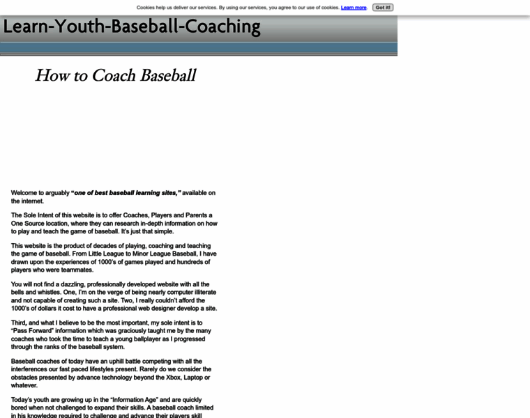 Learn-youth-baseball-coaching.com thumbnail