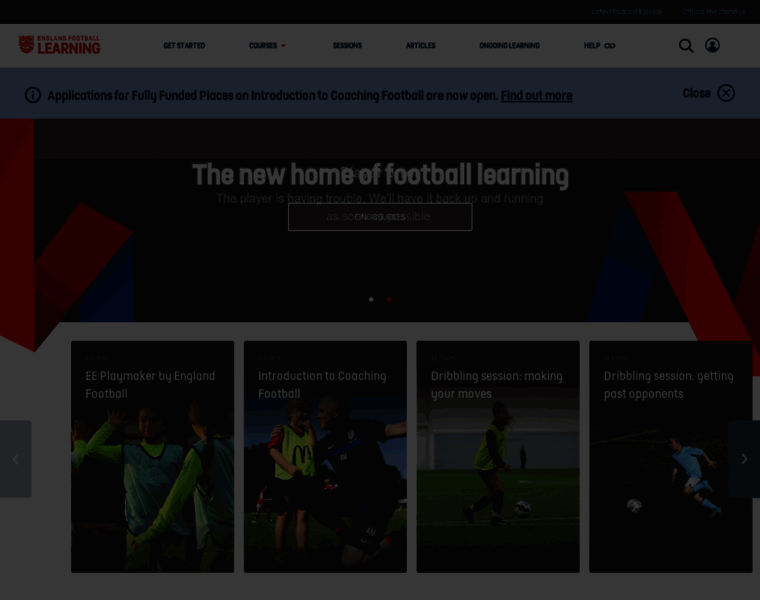 Learn.englandfootball.com thumbnail