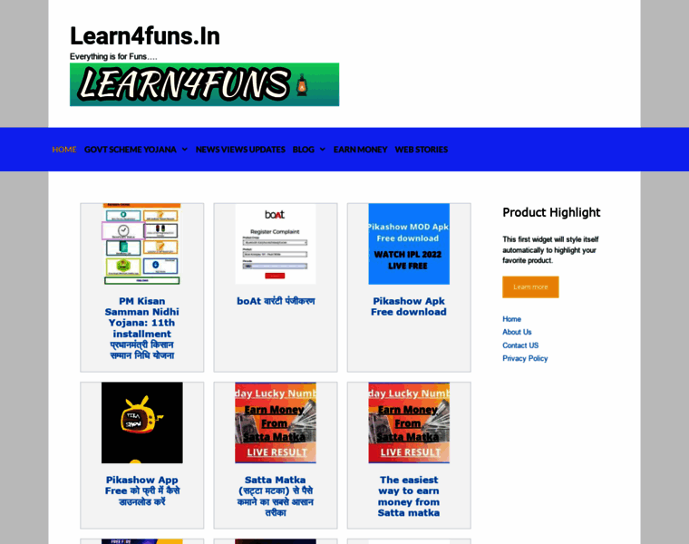 Learn4funs.in thumbnail