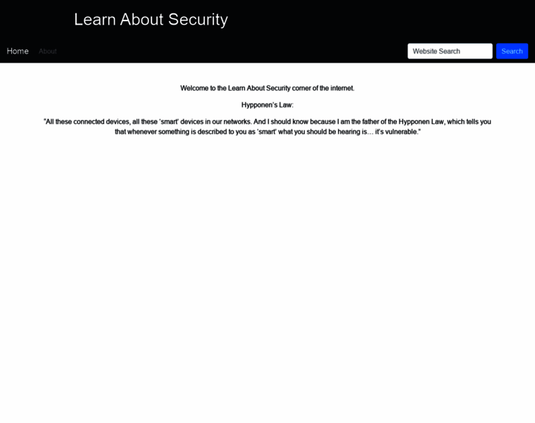 Learnaboutsecurity.com thumbnail