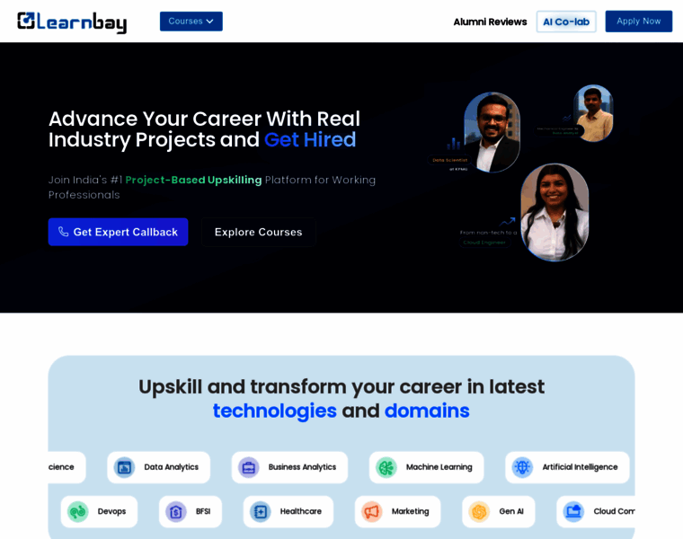 learnbay.co at WI. Online IT Certification Courses and Professional ...
