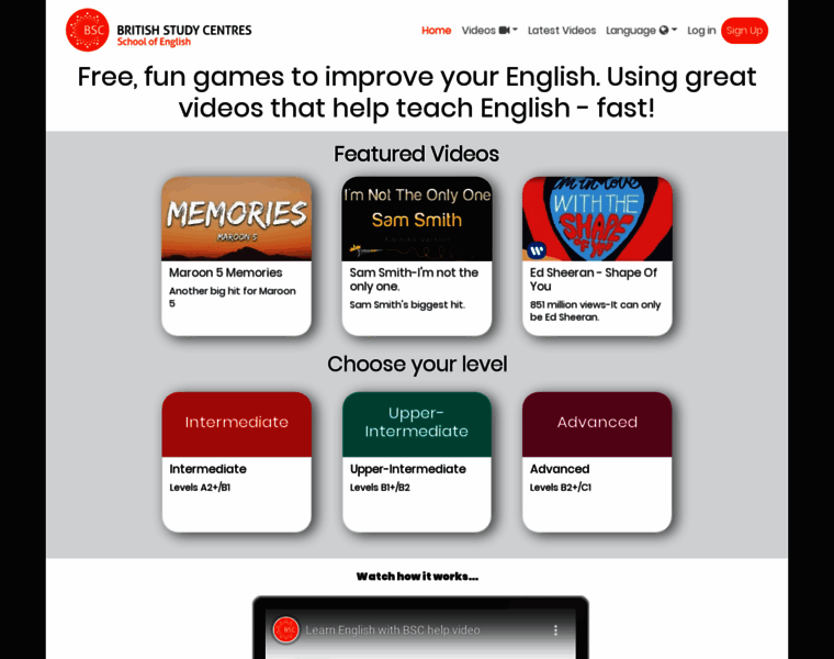 Learnenglishwithbsc.com thumbnail