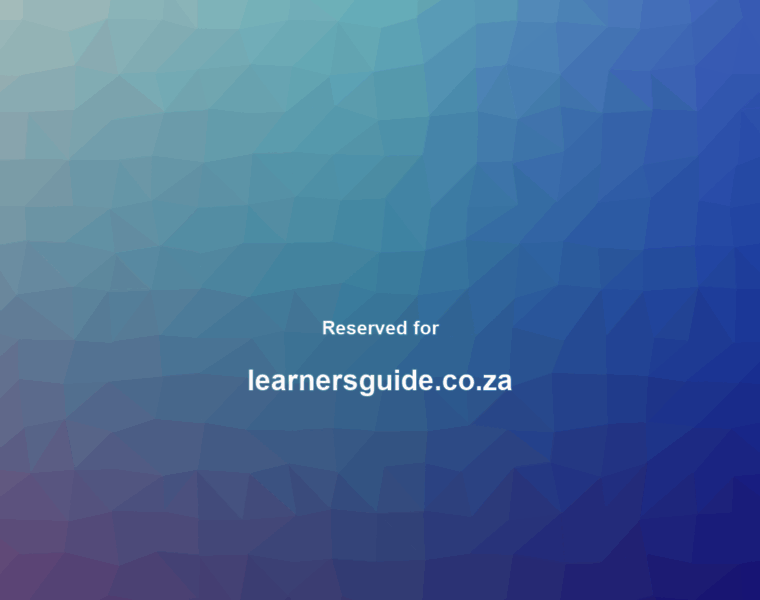 Learnersguide.co.za thumbnail