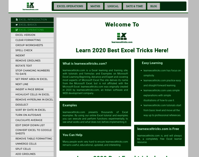 Learnexceltricks.com thumbnail