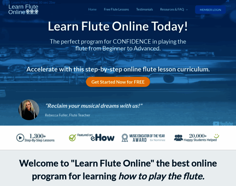 Learnfluteonline.com thumbnail
