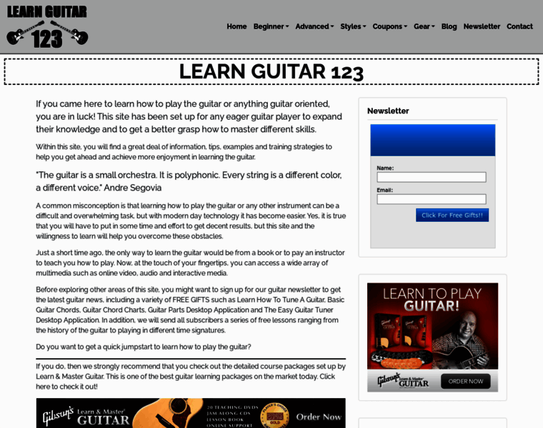 Learnguitar123.com thumbnail