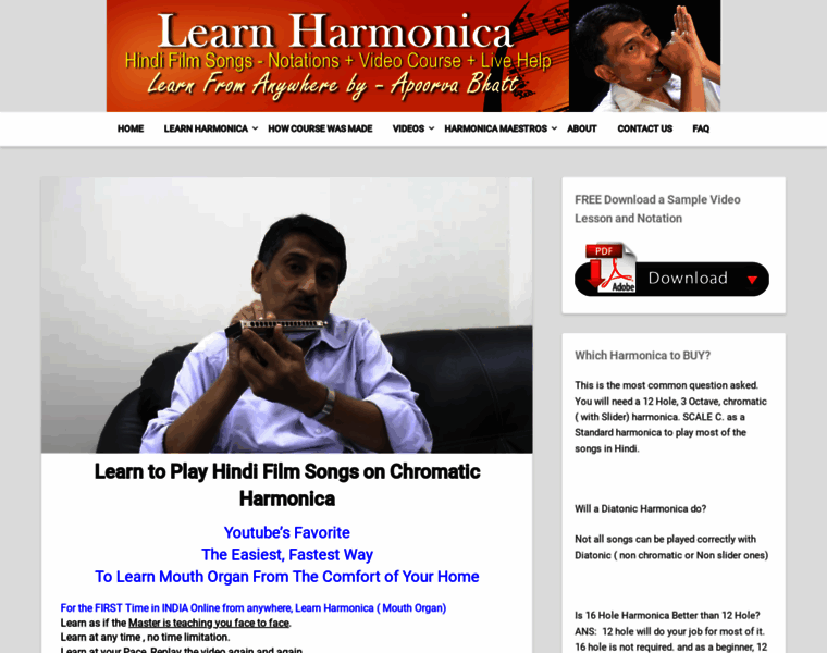 Learnharmonica.in thumbnail