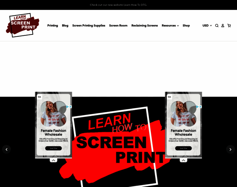 Learnhowtoscreenprint.com thumbnail