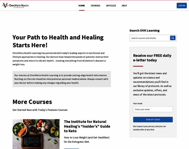 Learning.omnivistahealth.com thumbnail