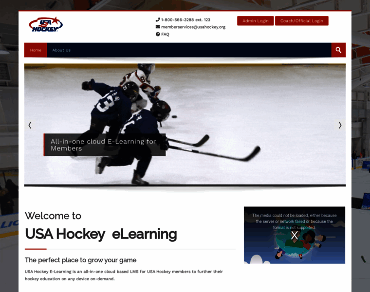Learning.usahockey.com thumbnail