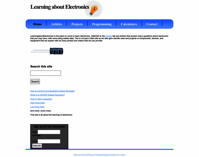 Learningaboutelectronics.com thumbnail