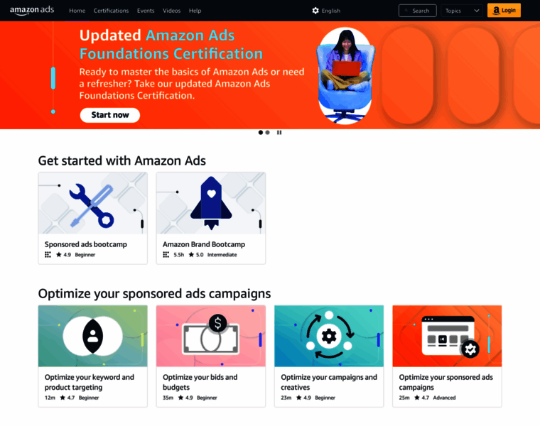 Learningconsole.amazonadvertising.com thumbnail