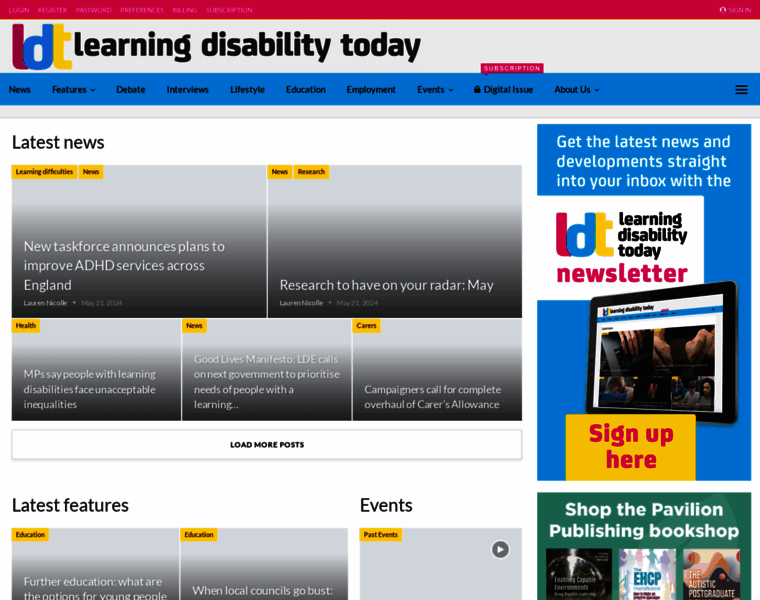 Learningdisabilitytoday.co.uk thumbnail