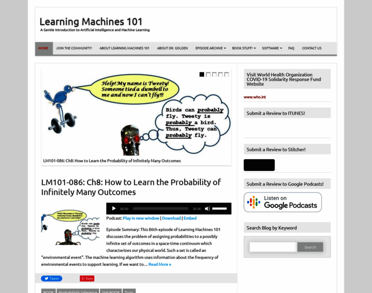 Learningmachines101.com thumbnail