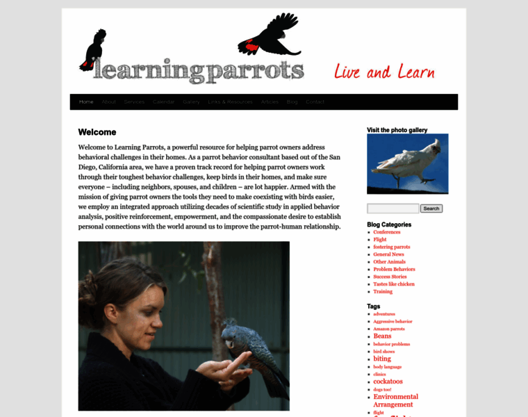 Learningparrots.com thumbnail