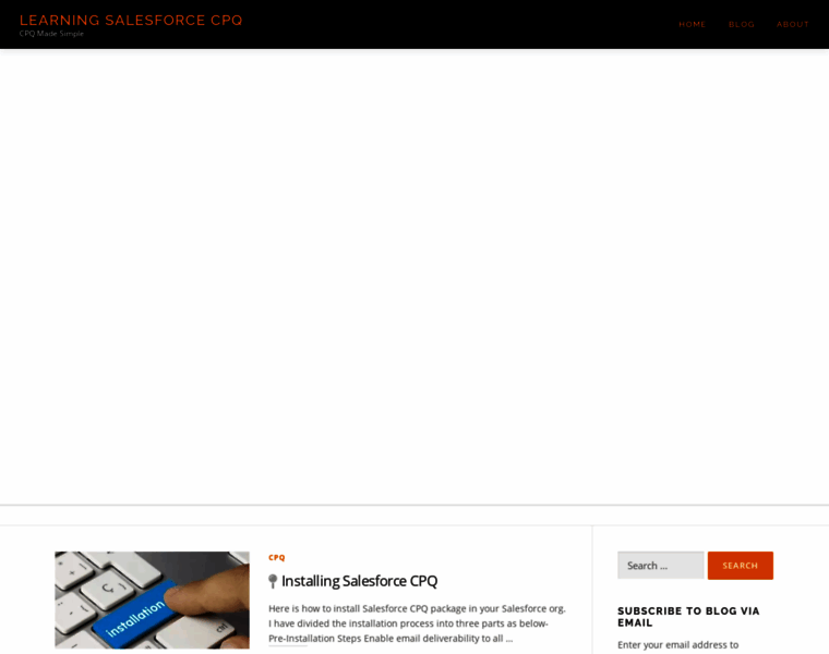 Learningsalesforcecpq.com thumbnail