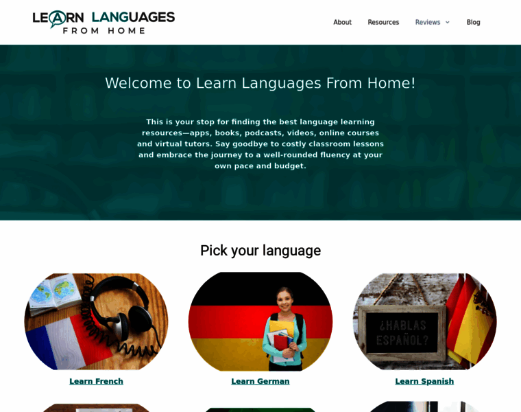 Learnlanguagesfromhome.com thumbnail