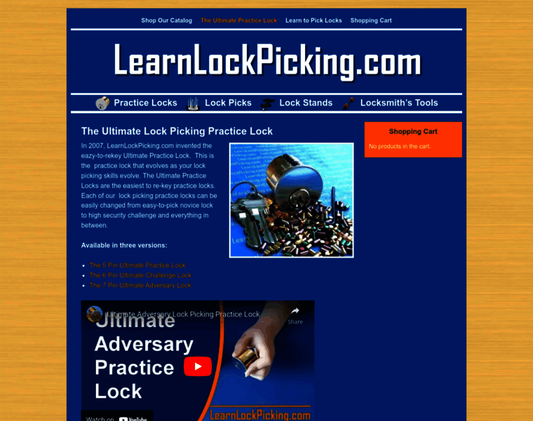 Learnlockpicking.com thumbnail