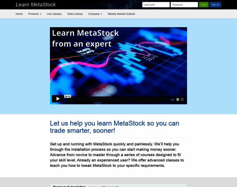 Learnmetastock.com thumbnail