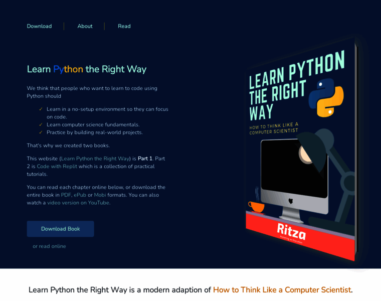 Learnpythontherightway.com thumbnail