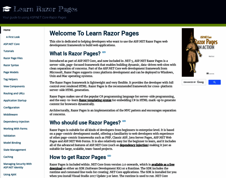 Learnrazorpages.com thumbnail