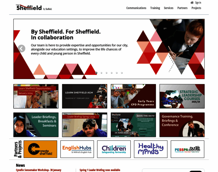 Learnsheffield.co.uk thumbnail