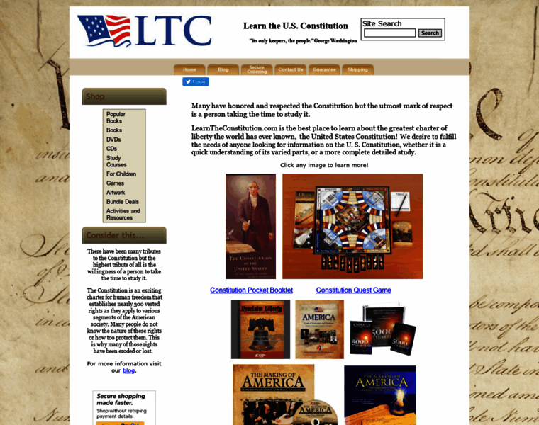 Learntheconstitution.com thumbnail