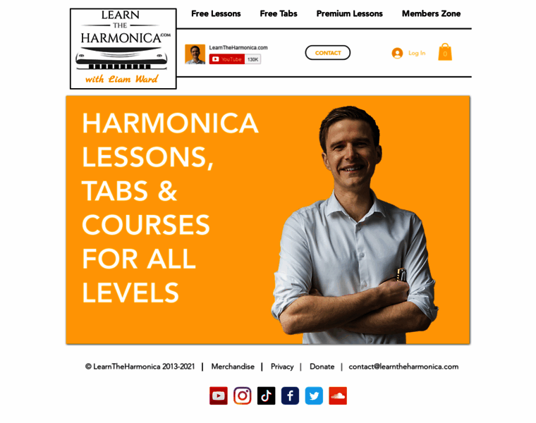 Learntheharmonica.com thumbnail