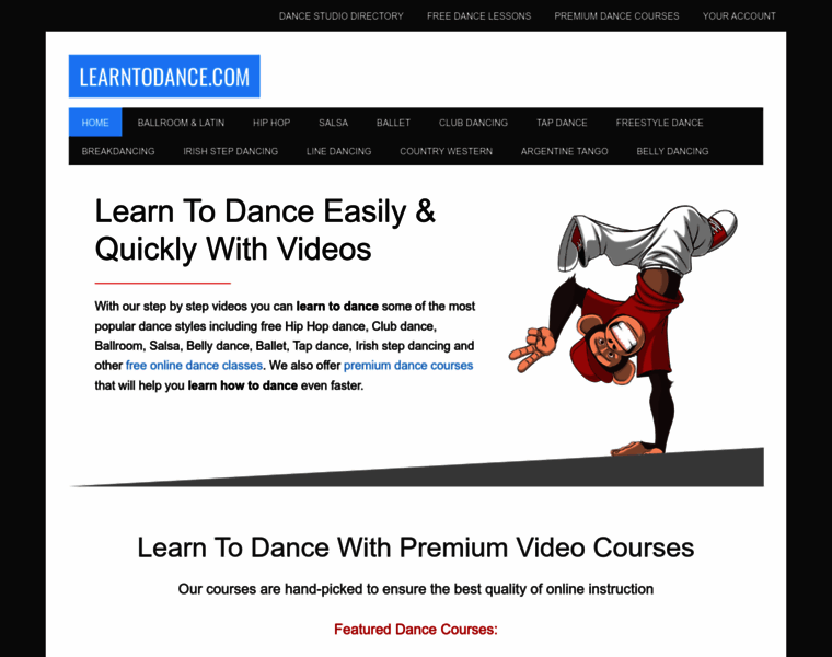 Learntodance.com thumbnail