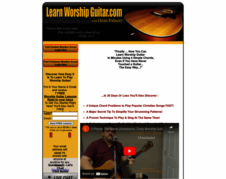 Learnworshipguitar.com thumbnail