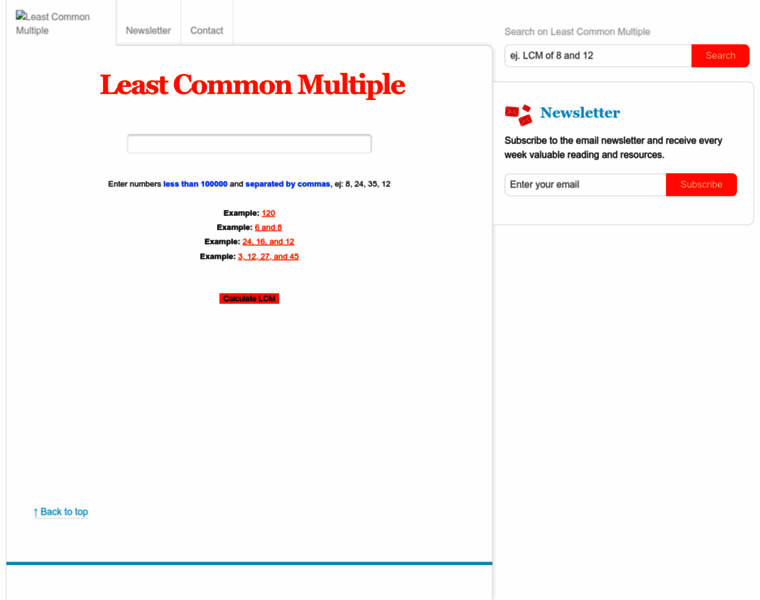Leastcommonmultiple.net thumbnail Leastcommonmultiple.net thumbnail